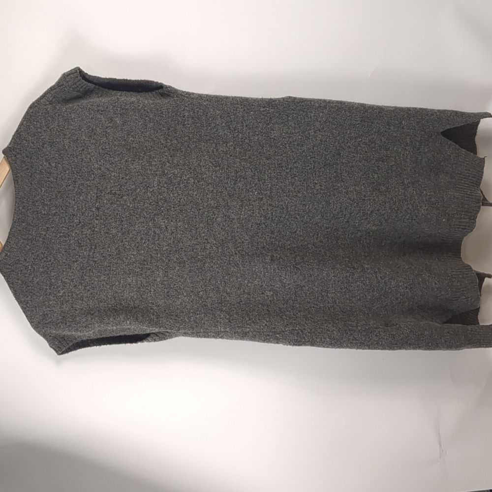 ICHI Oversized Sleeveless Open Cardigan Size XS/S - Picture 2 of 5
